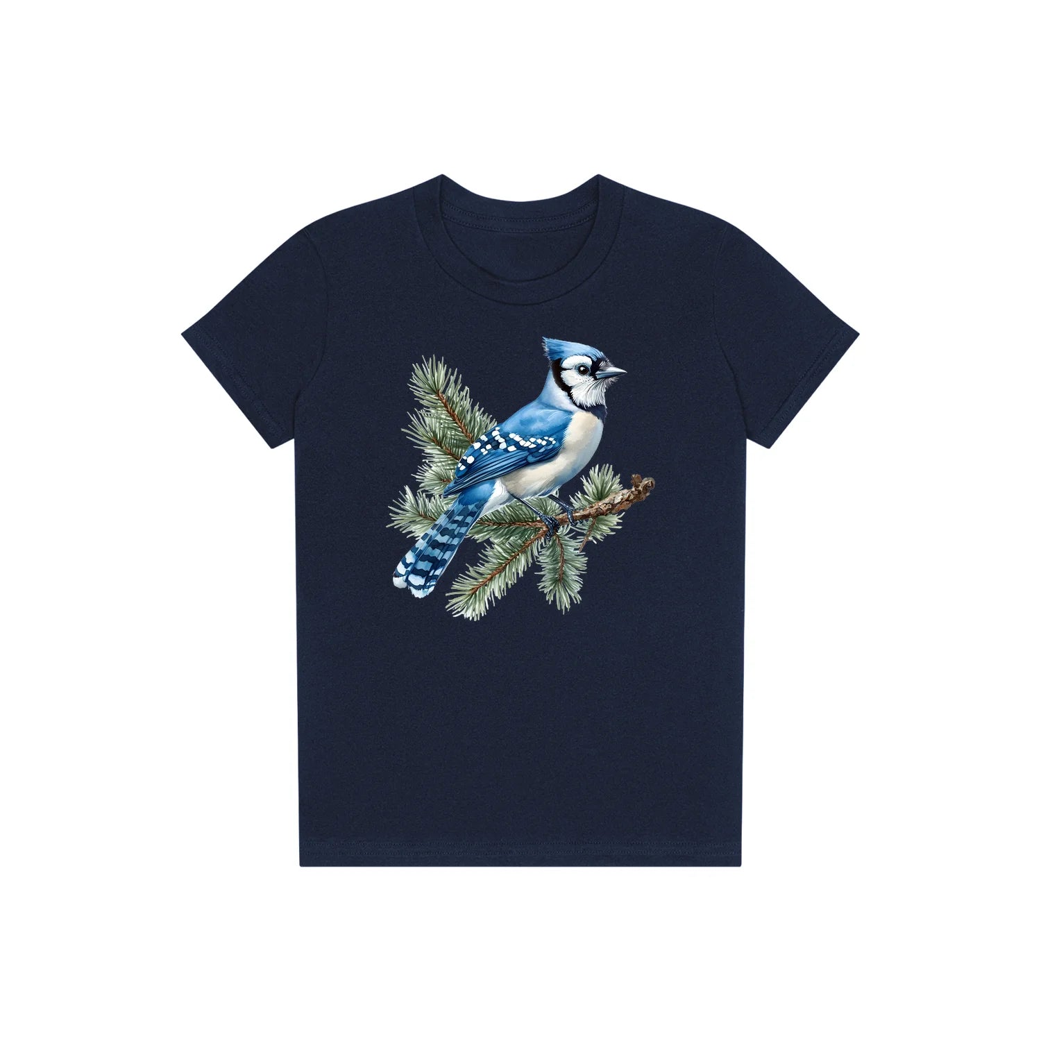 T-shirt common Bird graphic 0004 - Navy