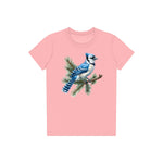 T-shirt common Bird graphic 0004 - Pink