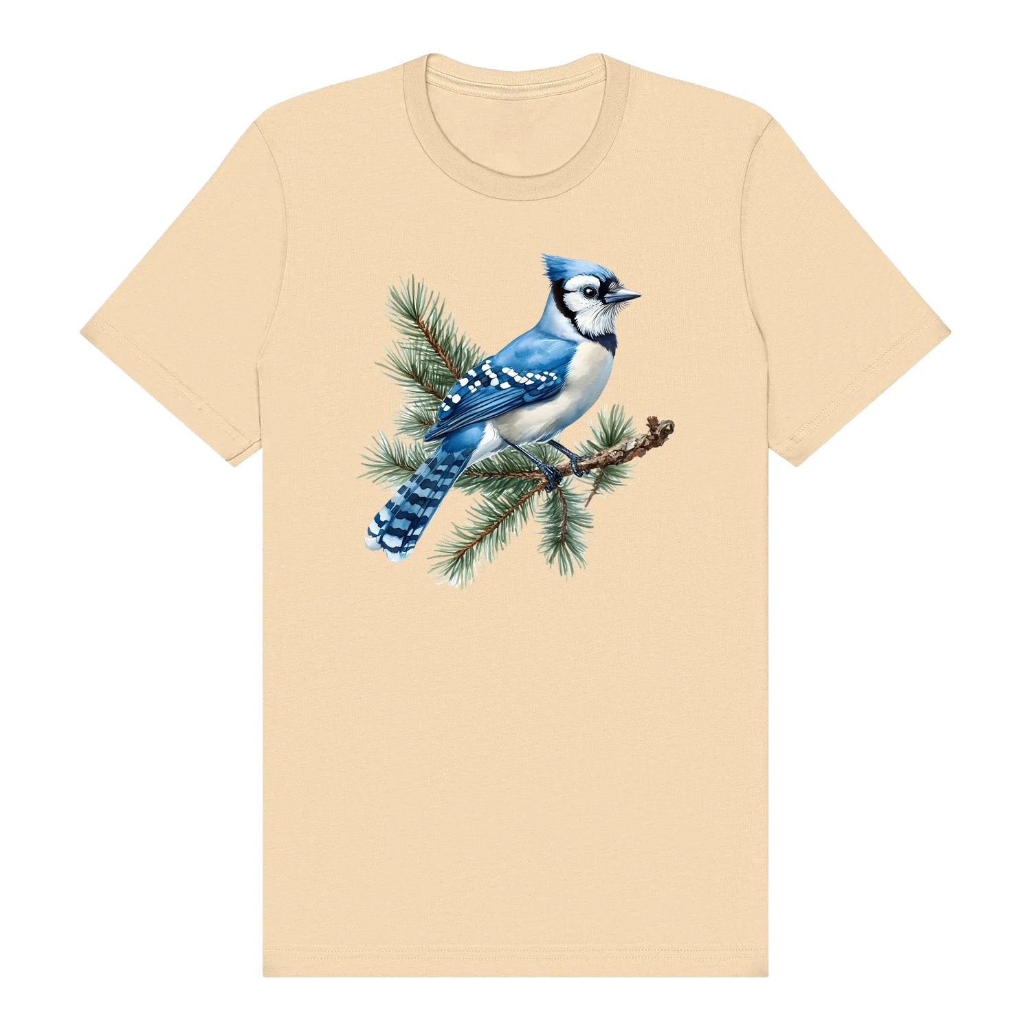 T-shirt common Bird graphic 0004 - Soft Cream