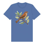 T-shirt common Bird graphic 0005 - Columbia Blue