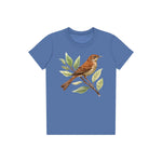 T-shirt common Bird graphic 0005 - Columbia Blue