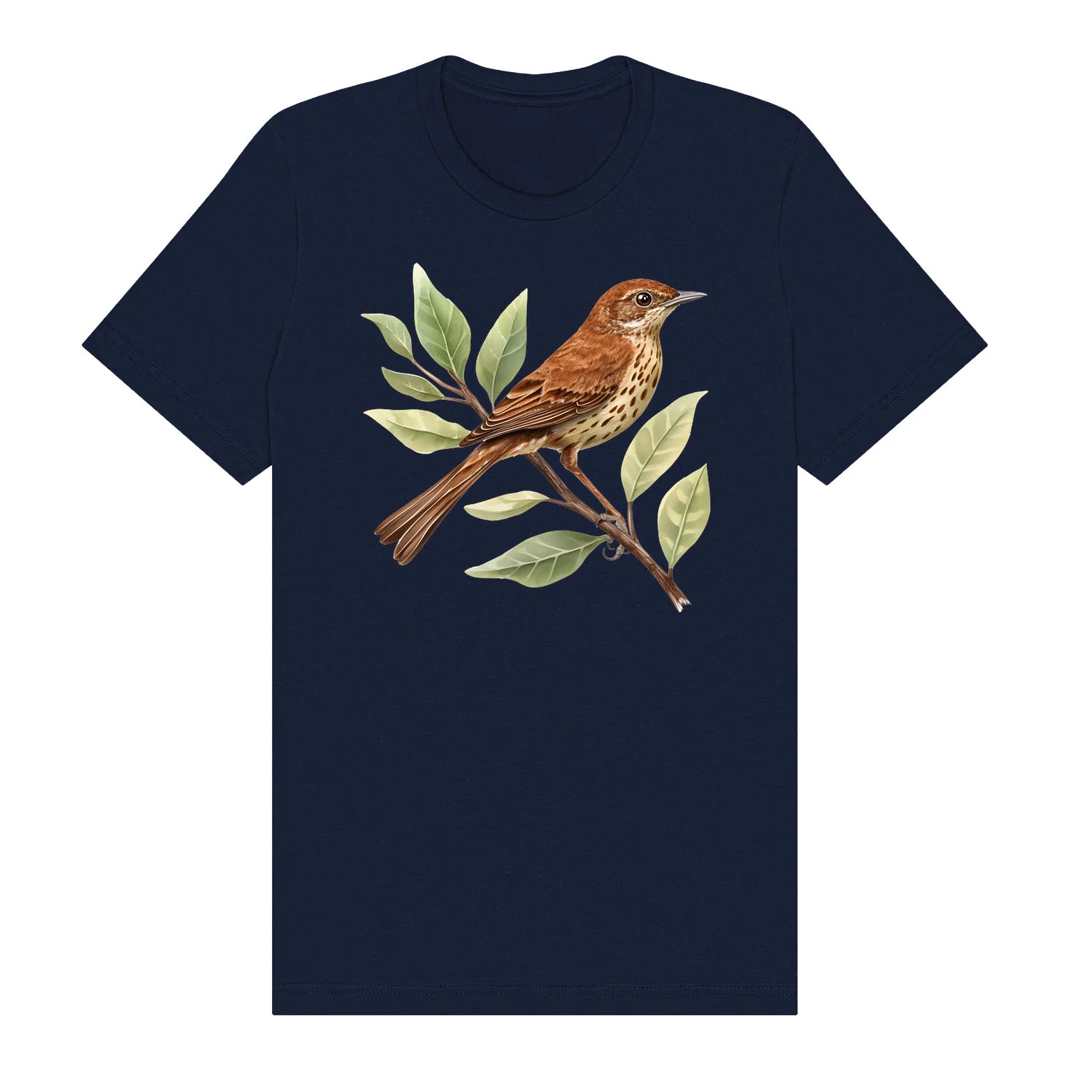 T-shirt common Bird graphic 0005 - Navy