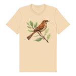 T-shirt common Bird graphic 0005 - Soft Cream