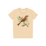 T-shirt common Bird graphic 0005 - Soft Cream