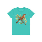 T-shirt common Bird graphic 0005 - Teal
