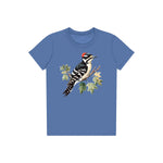 T-shirt common Bird graphic 0006 - Columbia Blue