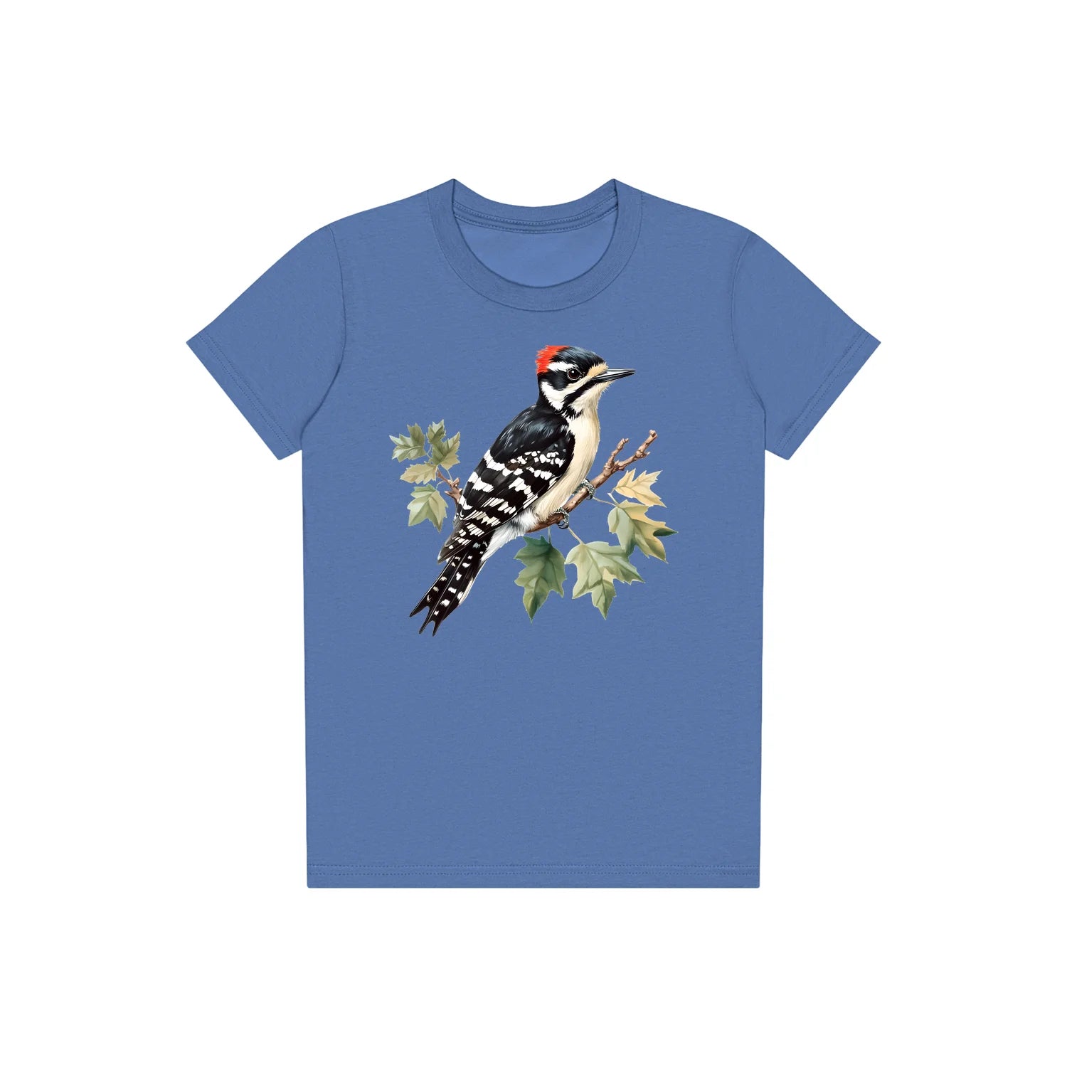 T-shirt common Bird graphic 0006 - Columbia Blue