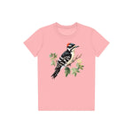 T-shirt common Bird graphic 0006 - Pink