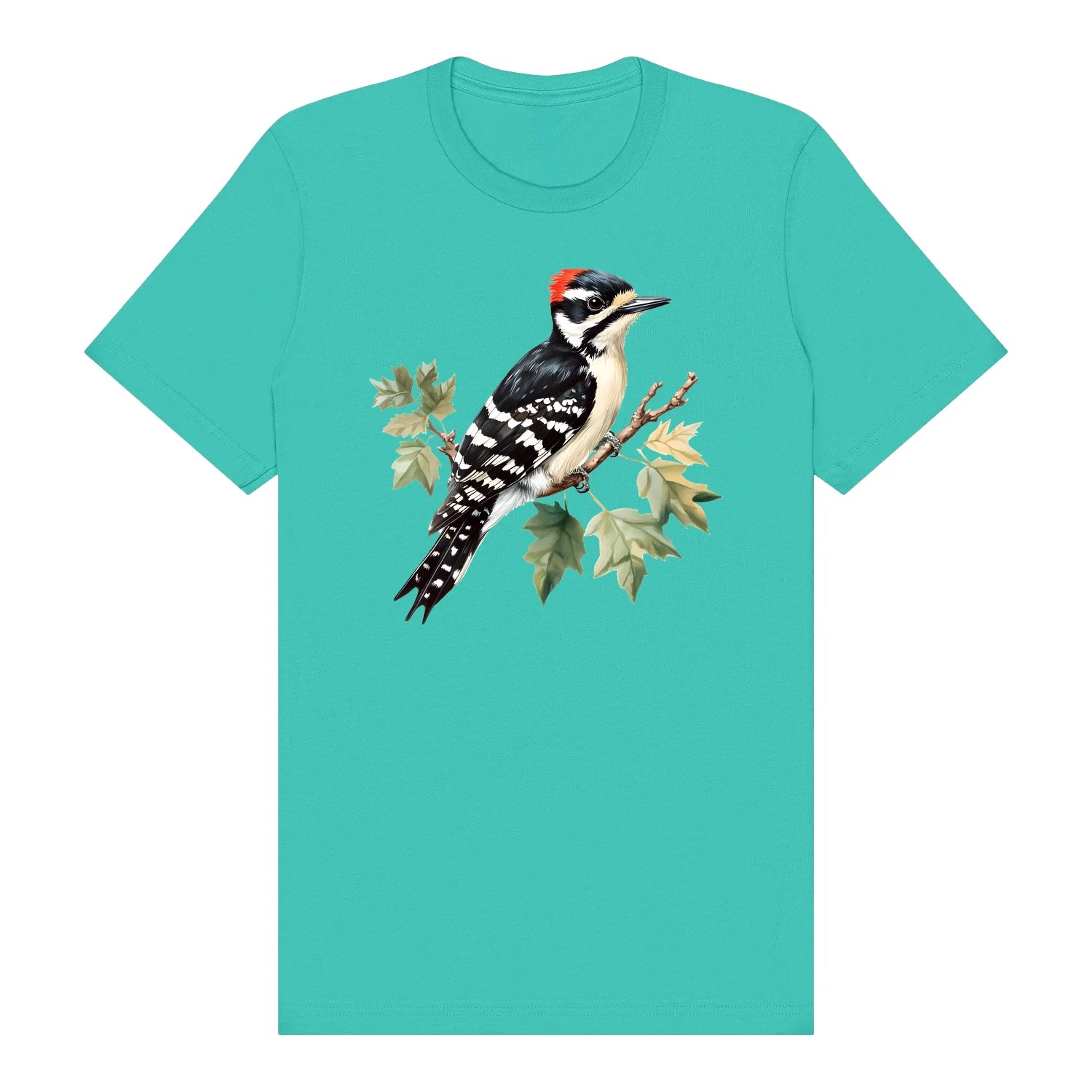 T-shirt common Bird graphic 0006 - Teal