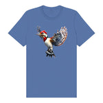 T-shirt common Bird graphic 0007 - Columbia Blue