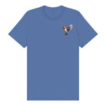 T-shirt common Bird graphic 0007 - Columbia Blue