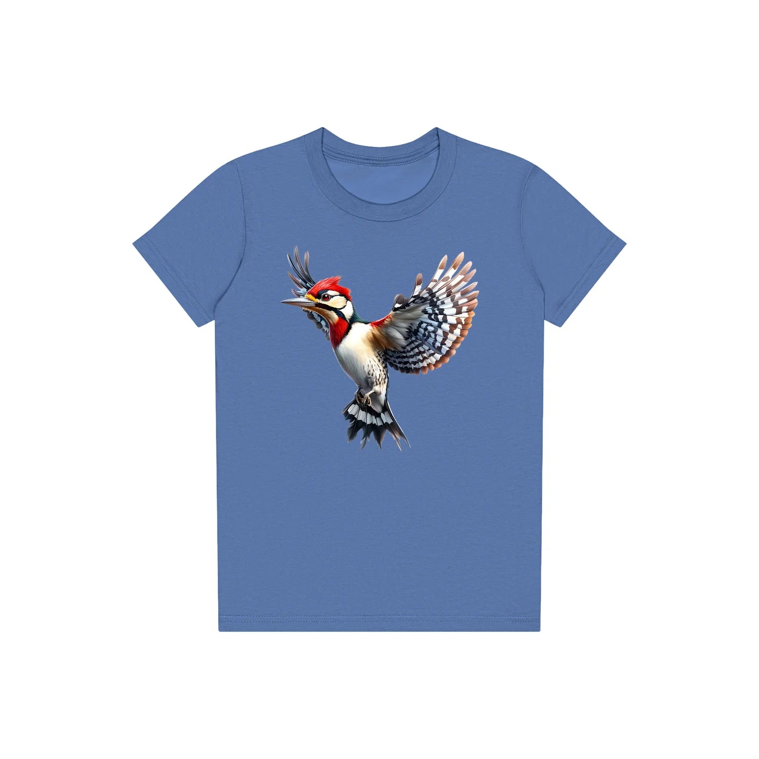 T-shirt common Bird graphic 0007 - Columbia Blue