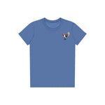 T-shirt common Bird graphic 0007 - Columbia Blue