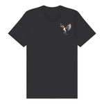 T-shirt common Bird graphic 0007 - Dark Grey