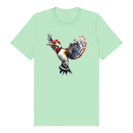T-shirt common Bird graphic 0007 - Mint