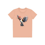 T-shirt common Bird graphic 0007 - Peach