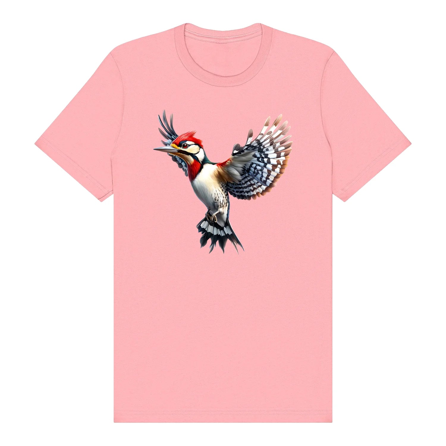 T-shirt common Bird graphic 0007 - Pink