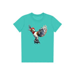 T-shirt common Bird graphic 0007 - Teal