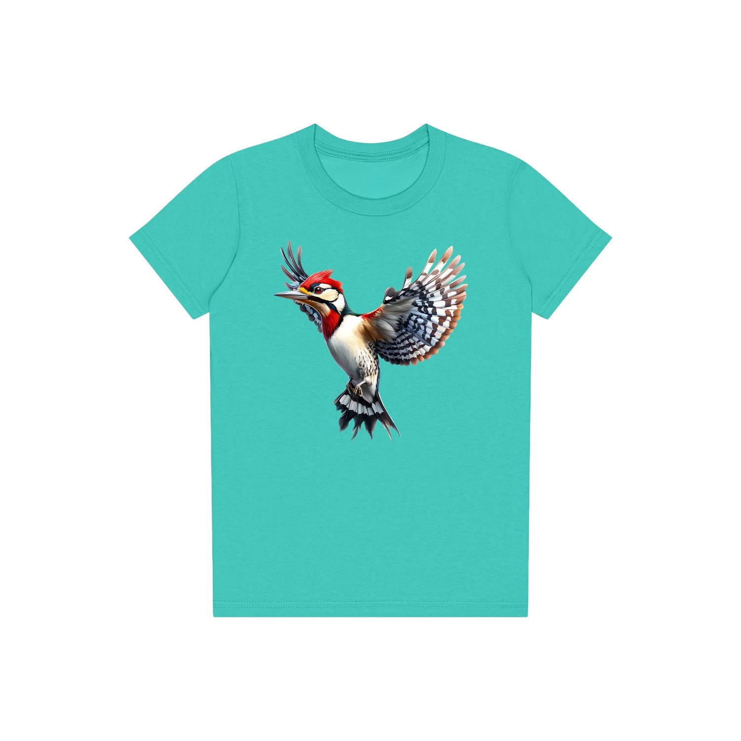 T-shirt common Bird graphic 0007 - Teal