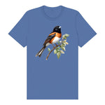 T-shirt common Bird graphic 0008 - Columbia Blue