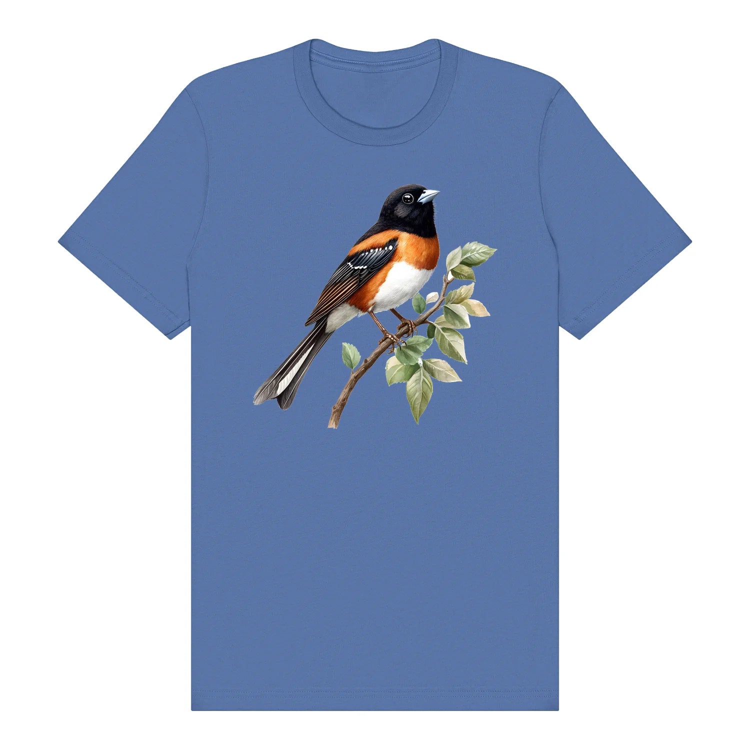 T-shirt common Bird graphic 0008 - Columbia Blue