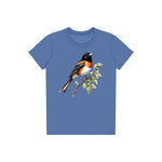T-shirt common Bird graphic 0008 - Columbia Blue