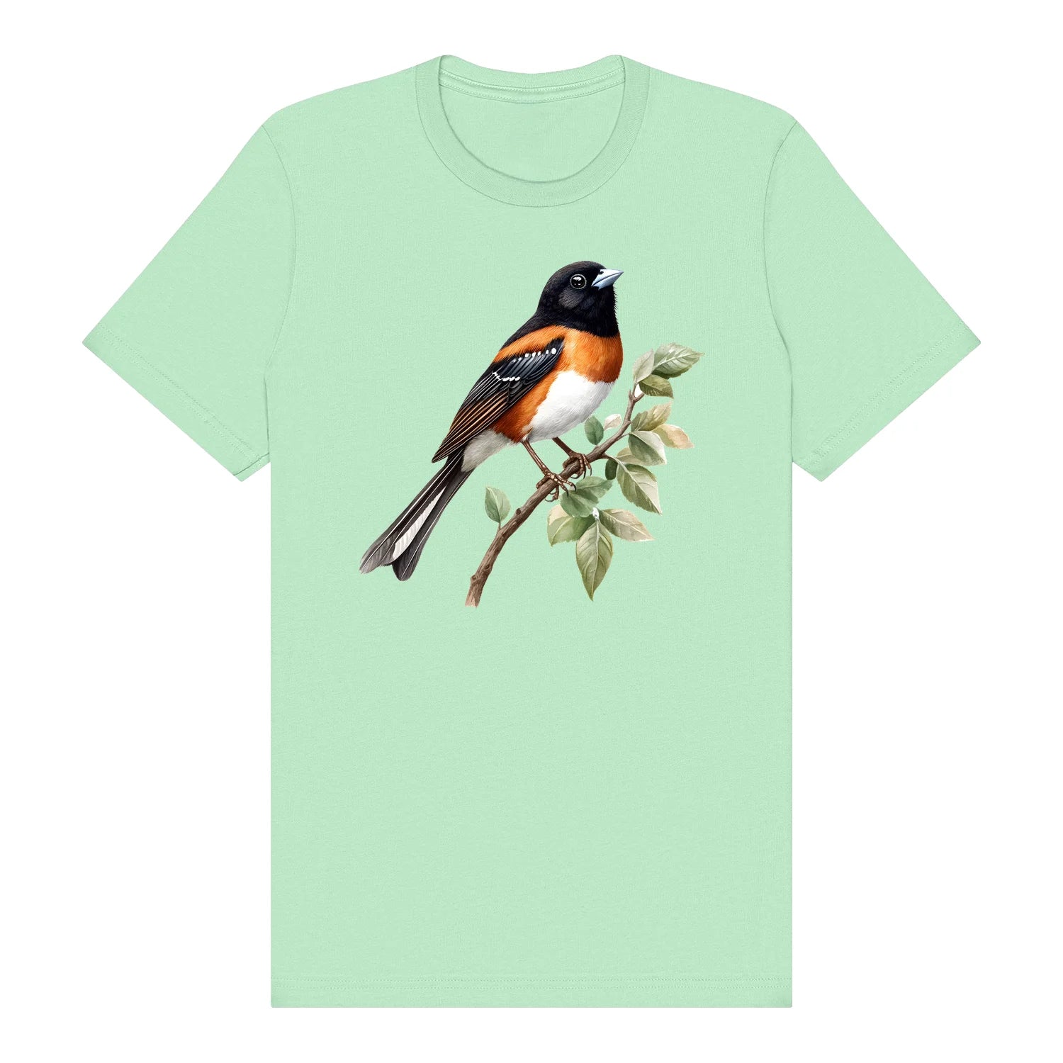 T-shirt common Bird graphic 0008 - Mint