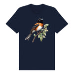 T-shirt common Bird graphic 0008 - Navy