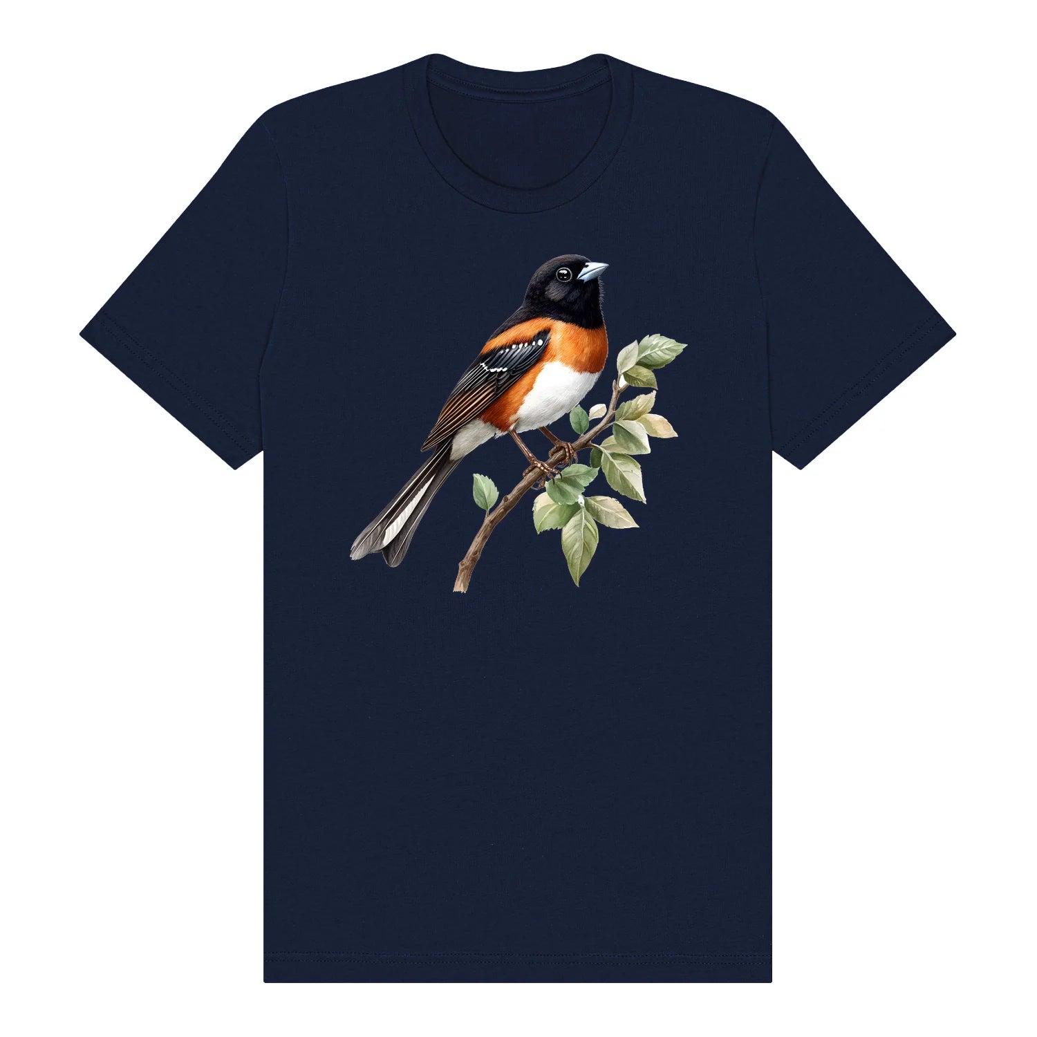 T-shirt common Bird graphic 0008 - Navy