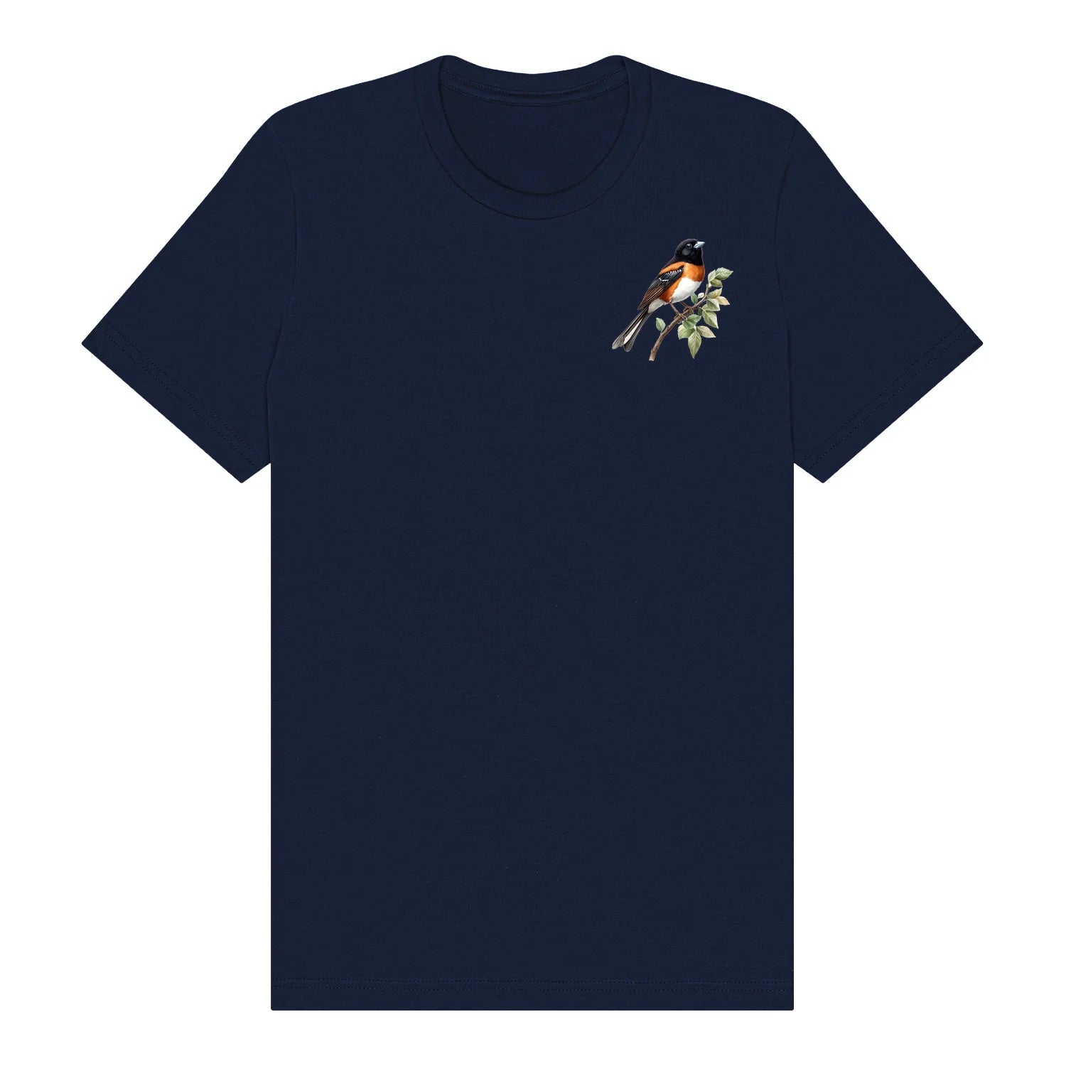 T-shirt common Bird graphic 0008 - Navy
