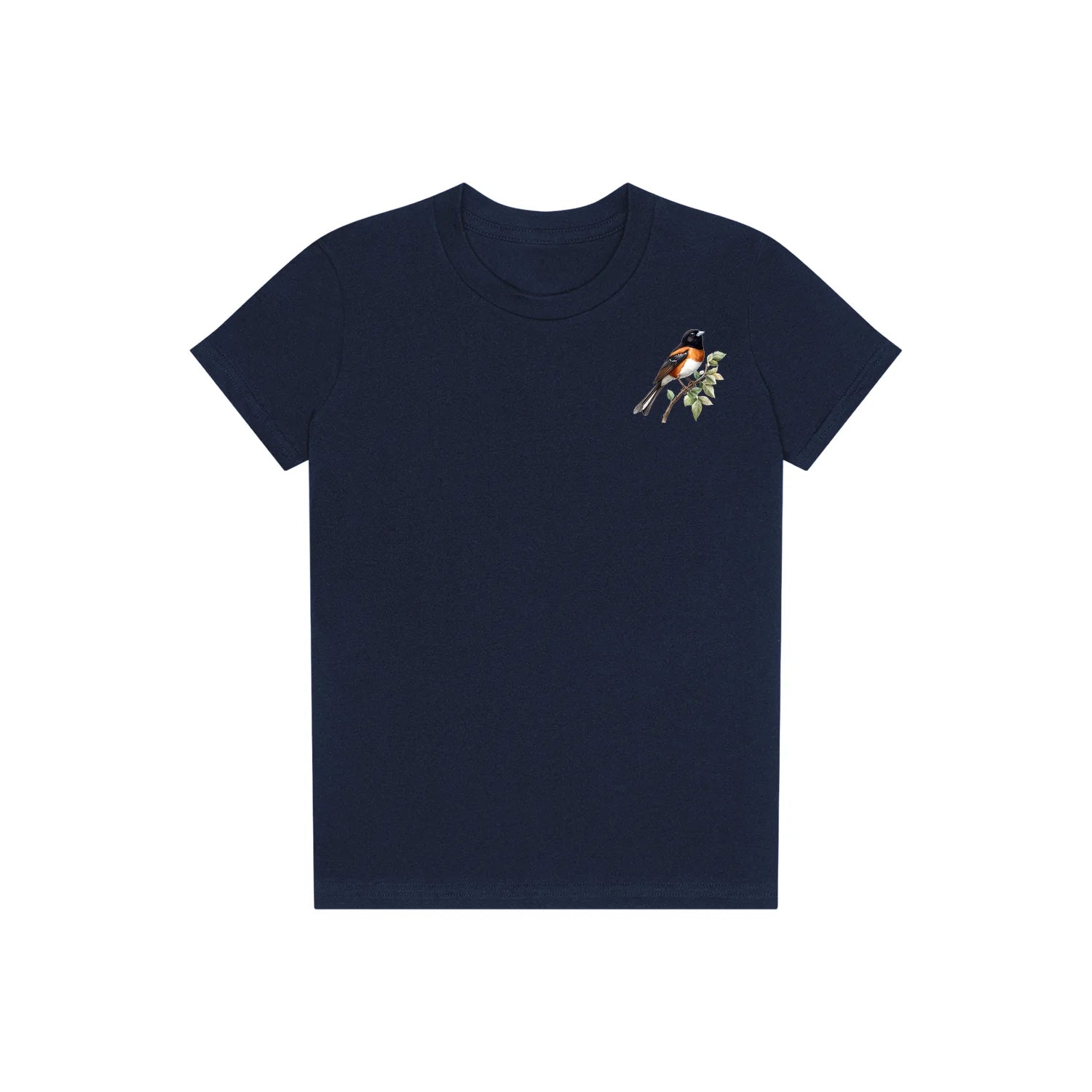 T-shirt common Bird graphic 0008 - Navy