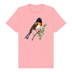 T-shirt common Bird graphic 0008 - Pink