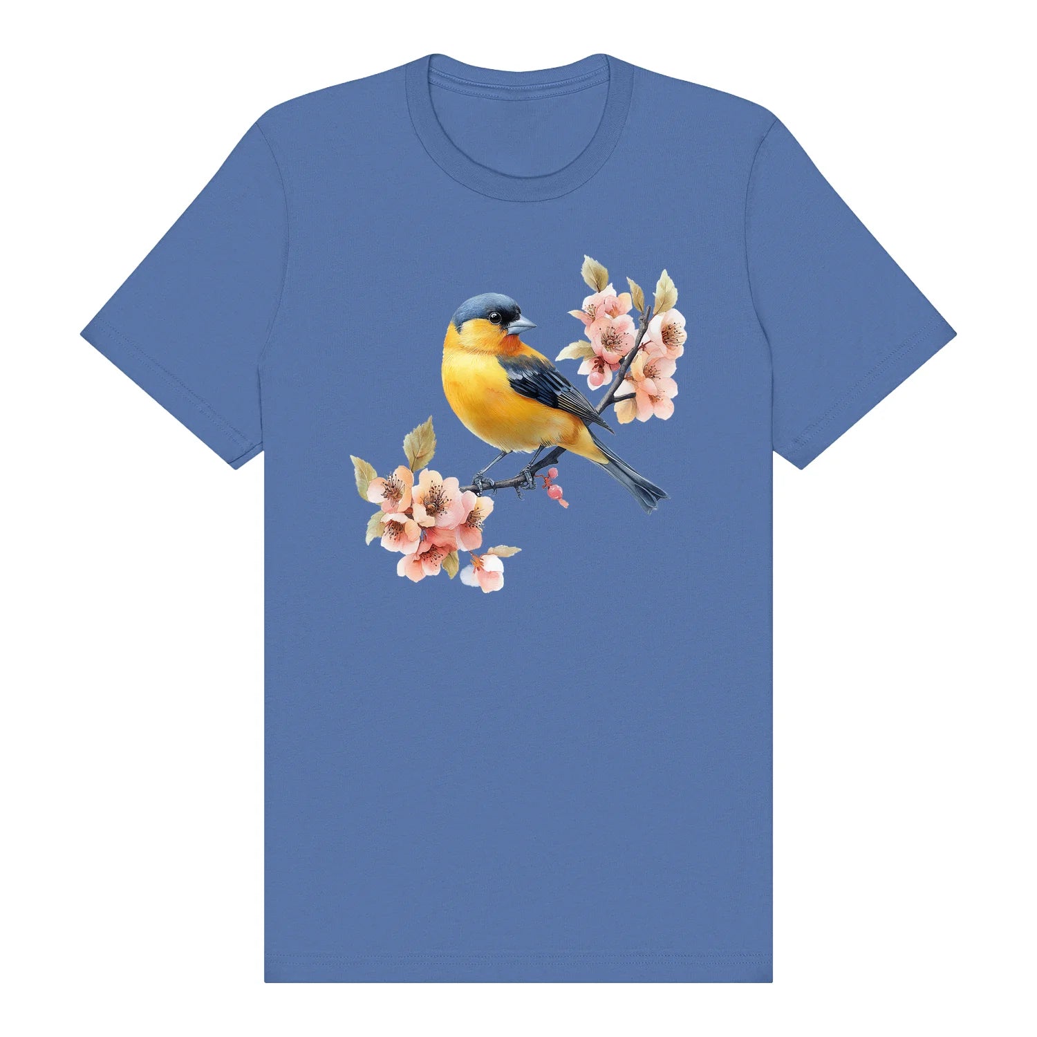 T-shirt common Bird graphic 0009 - Columbia Blue