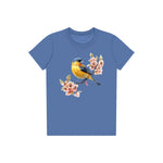 T-shirt common Bird graphic 0009 - Columbia Blue