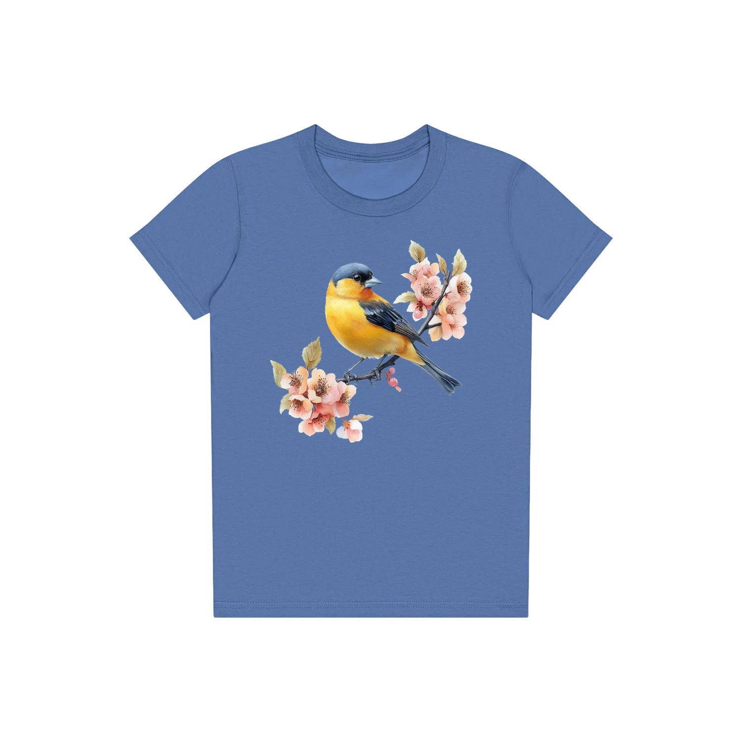 T-shirt common Bird graphic 0009 - Columbia Blue