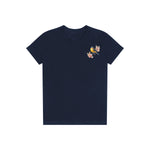 T-shirt common Bird graphic 0009 - Navy