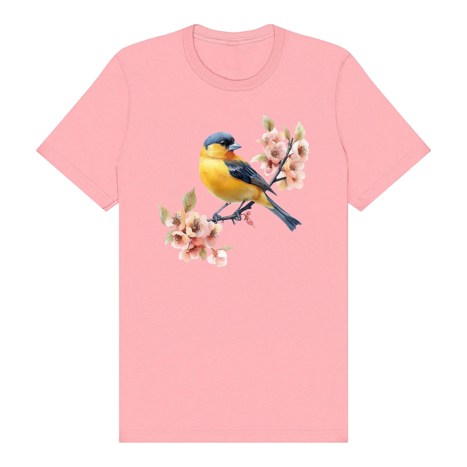 T-shirt common Bird graphic 0009 - Pink