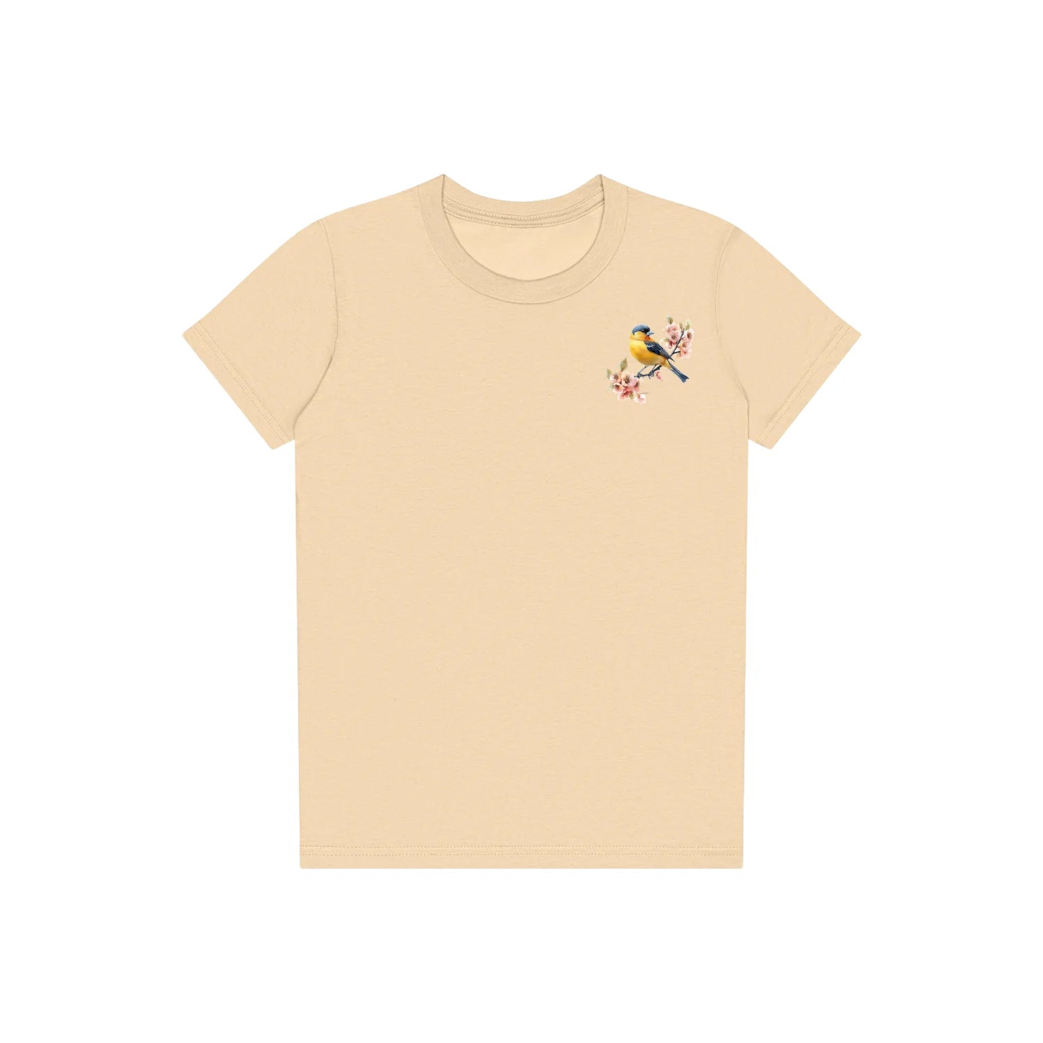 T-shirt common Bird graphic 0009 - Soft Cream