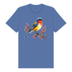 T-shirt common Bird graphic 0010 - Columbia Blue