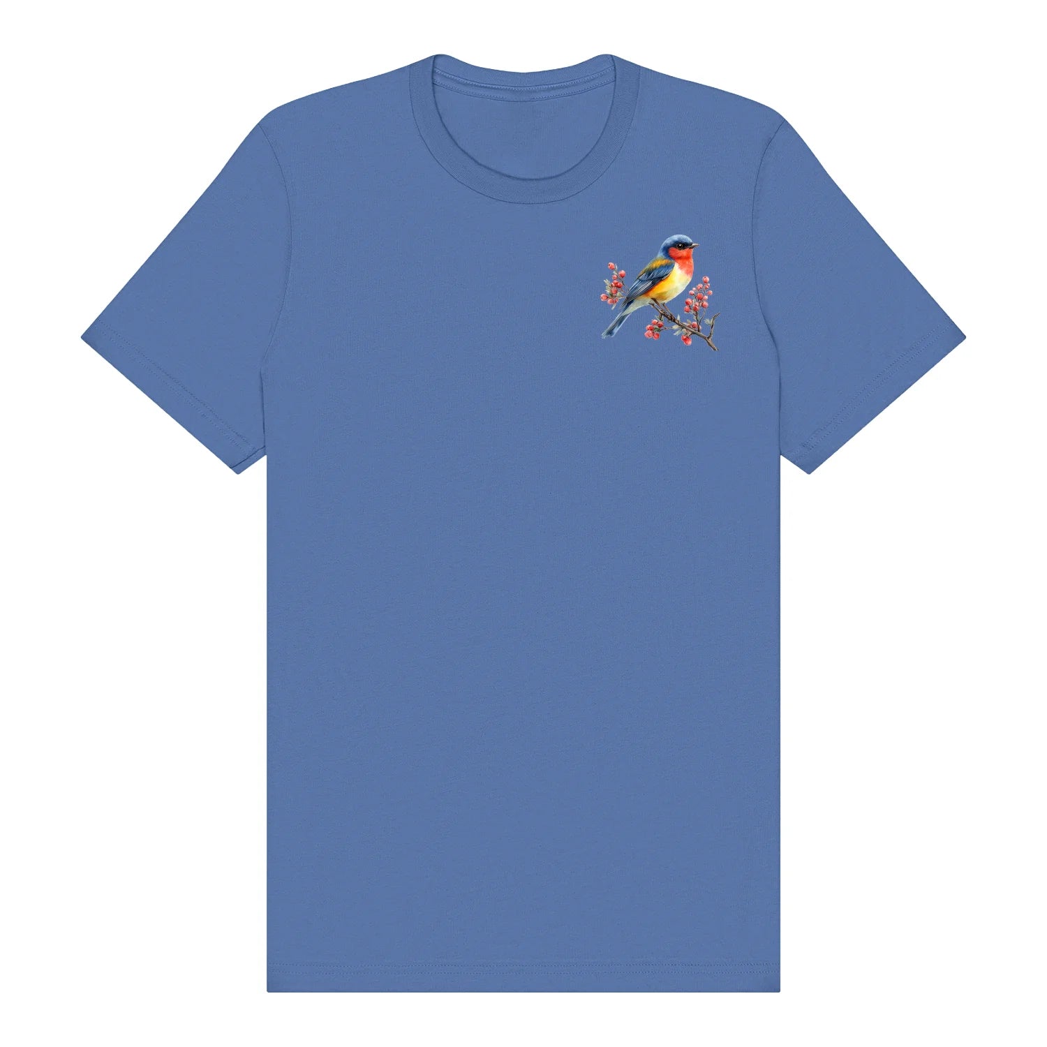 T-shirt common Bird graphic 0010 - Columbia Blue