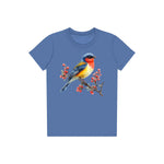 T-shirt common Bird graphic 0010 - Columbia Blue