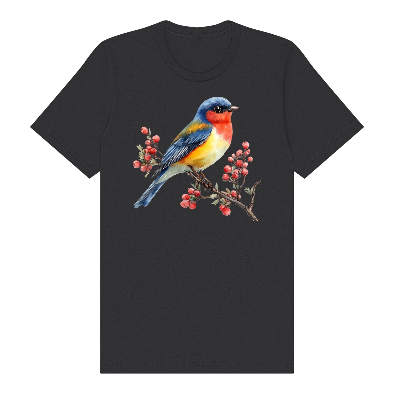 T-shirt common Bird graphic 0010 - Dark Grey