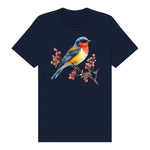 T-shirt common Bird graphic 0010 - Navy