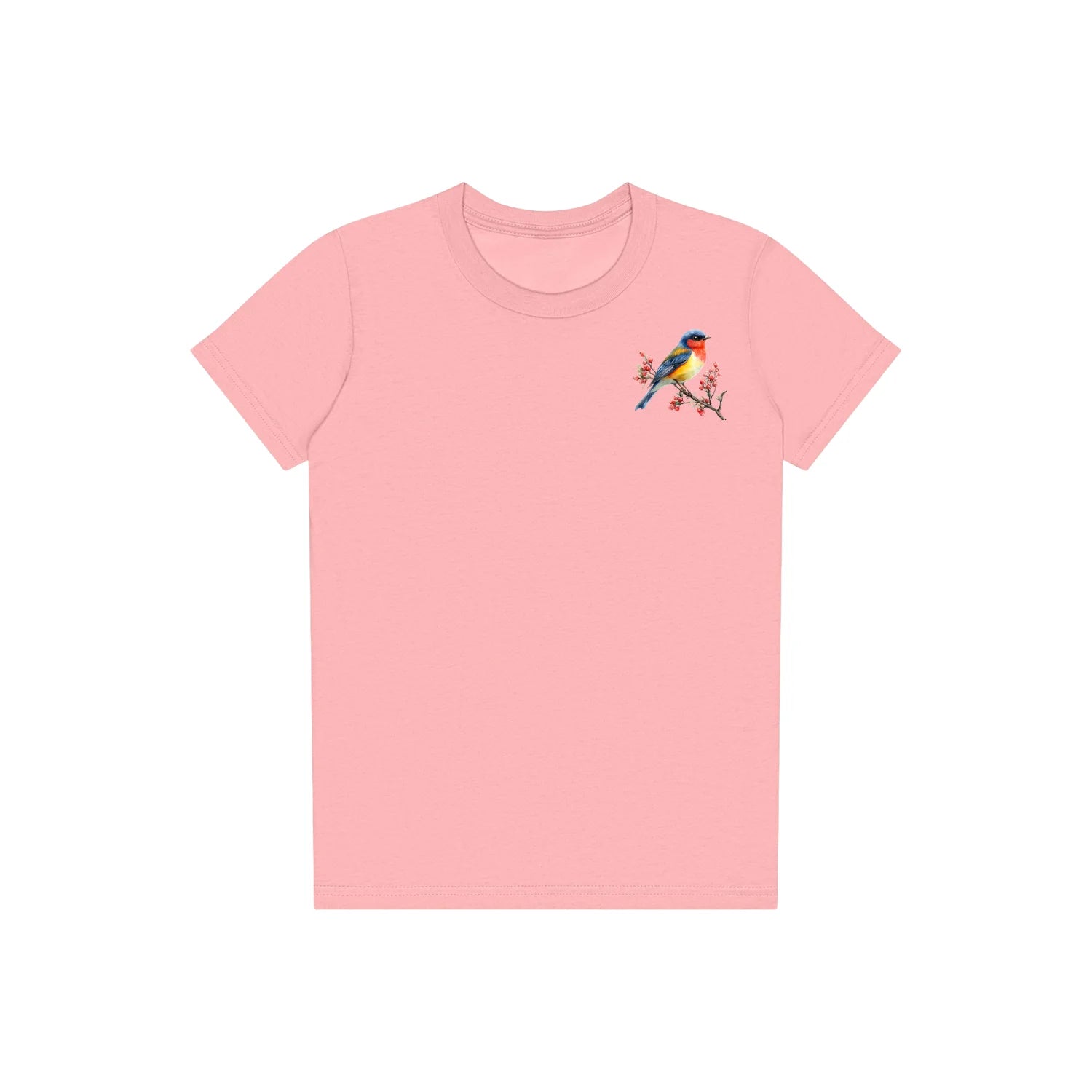 T-shirt common Bird graphic 0010 - Pink