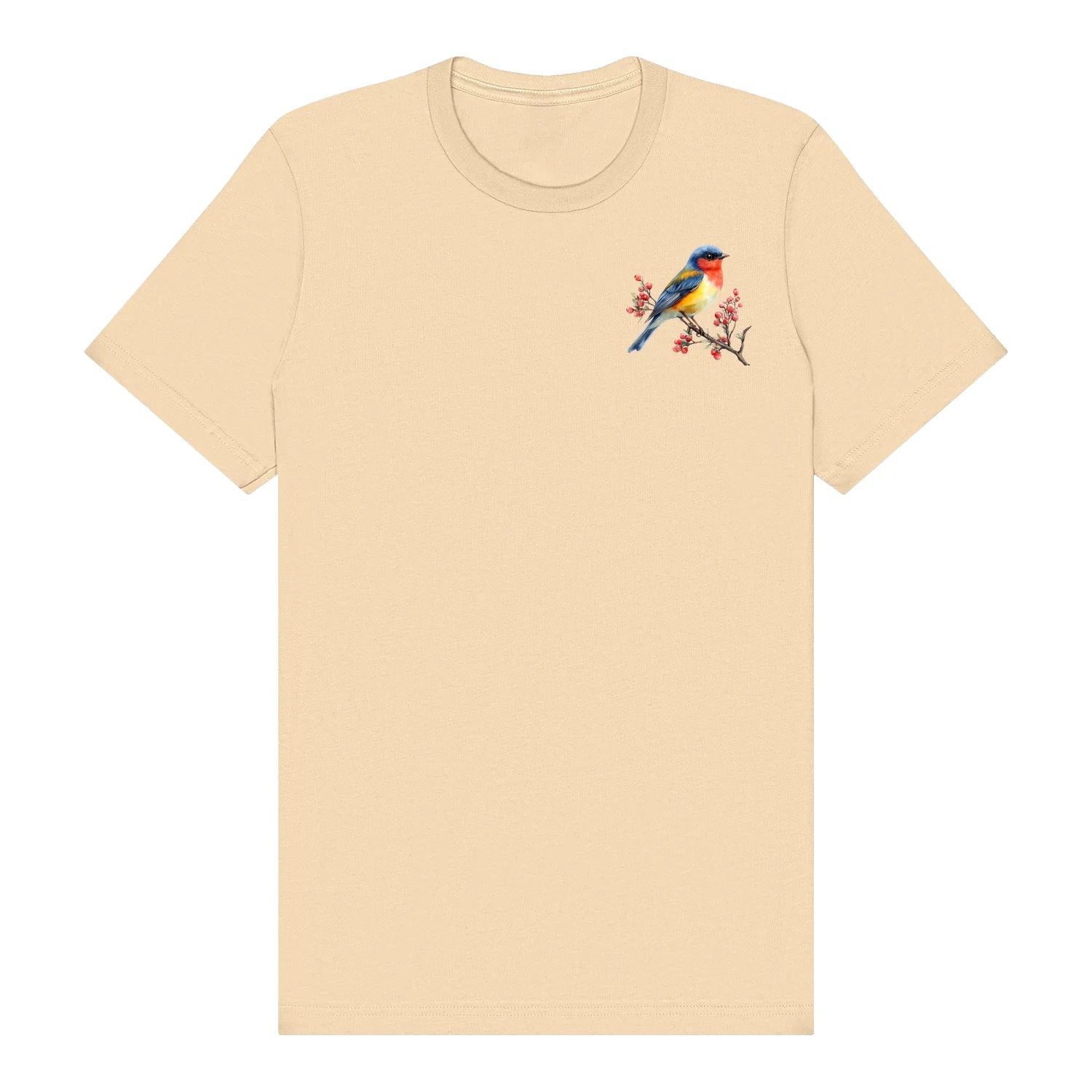 T-shirt common Bird graphic 0010 - Soft Cream
