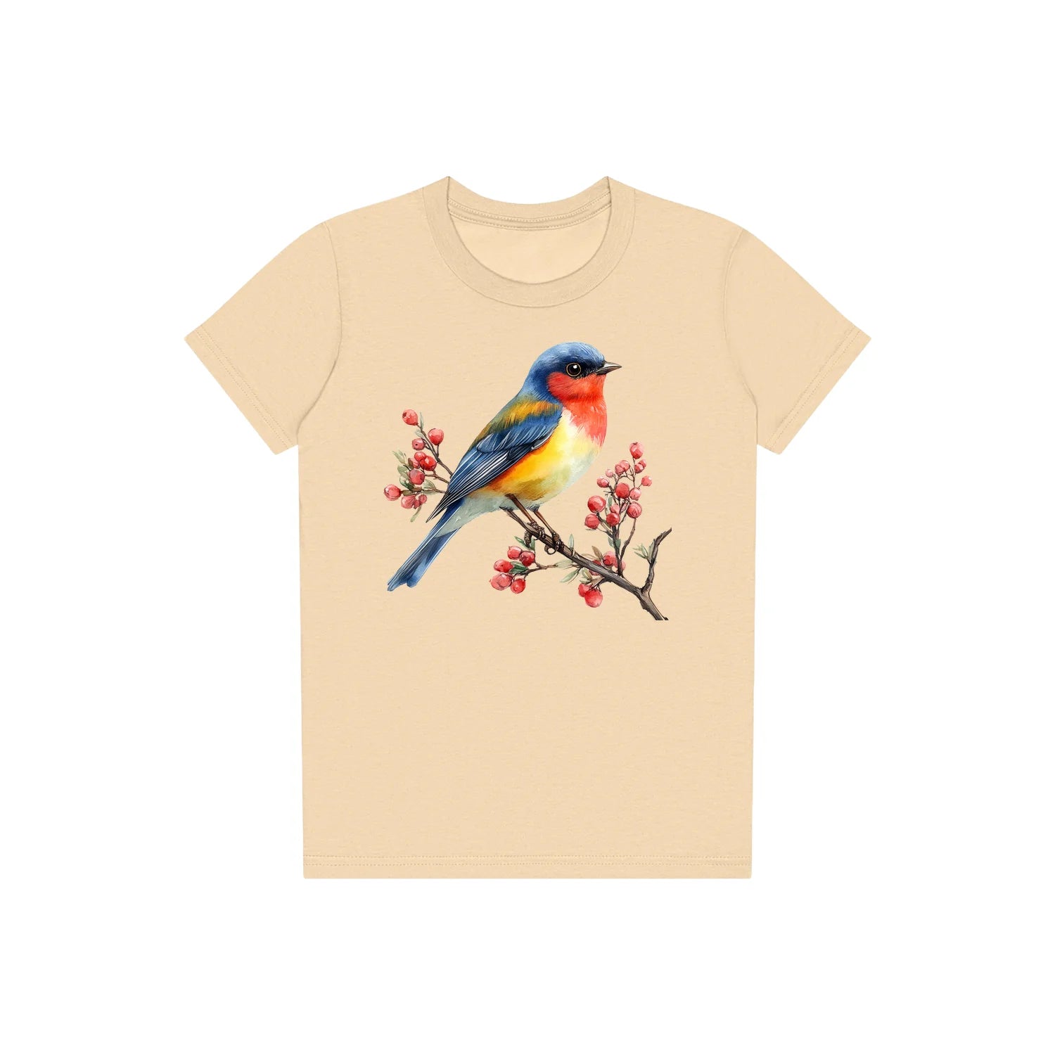 T-shirt common Bird graphic 0010 - Soft Cream