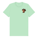 T-shirt Dog graphic 0001 - Mint