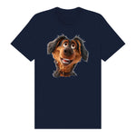 T-shirt Dog graphic 0001 - Navy