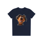 T-shirt Dog graphic 0001 - Navy
