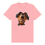 T-shirt Dog graphic 0001 - Pink